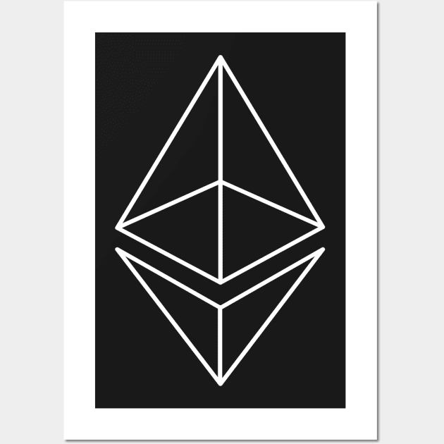 Ethereum Diamond Wall Art by mangobanana